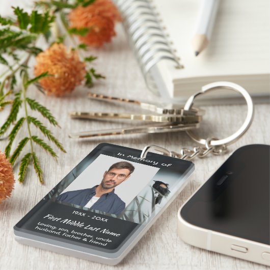 Christian Memorial Keepsake  Red-wing Blackbird キーホルダー (正面右)