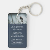 Christian Memorial Keepsake  Red-wing Blackbird キーホルダー (裏面)