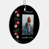 Christian Memorial Keepsake Roses Garden Flowers セラミックオーナメント (右)