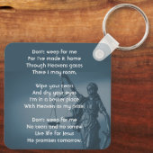 Christian Memorial Keepsake Scales Justice Law キーホルダー (裏面)