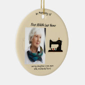 Christian Memorial Keepsake Seamstress  セラミックオーナメント (右)