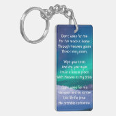 Christian Memorial Northern Lights Aurora Borealis キーホルダー (正面左)