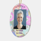 Christian Memorial Photo Keepsake Bingo Game  セラミックオーナメント (左)