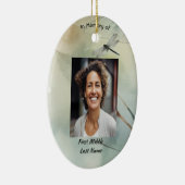 Christian Memorial Photo Keepsake Custom Dragonfly セラミックオーナメント (右)