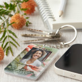 Christian Memorial Photo Keepsake Hummingbird キーホルダー (正面右)