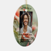 Christian Memorial Photo Keepsake Hummingbird セラミックオーナメント (右)