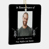 Christian Memorial Photo Motorcycle Biker  セラミックオーナメント (右)