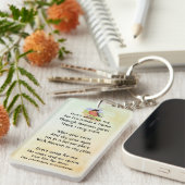 Christian Memorial Photo Robin Garden Bird キーホルダー (正面右)