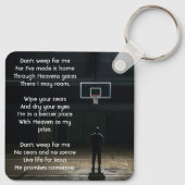 Christian Memorial Pocket Card Basketball Game キーホルダー (裏面)