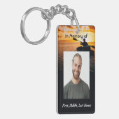 Christian Memorial Pocket Card Kayaking Sport  キーホルダー (正面左)