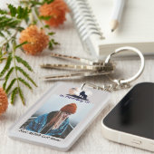  Christian Memorial Prayer Wolf Howling Animal キーホルダー (正面右)