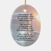 Christian Memorial Semi-Truck Tractor-trailer  セラミックオーナメント (正面)