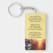 Christian Memorial SemiTruckTractor-trailer  キーホルダー (正面)