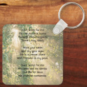 Christian Memorial Sunshine Golden Forest キーホルダー (裏面)