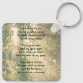 Christian Memorial Sunshine Golden Forest キーホルダー (裏面)