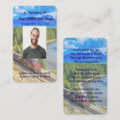 Christian Memorial Train Rail Tram Railway 名刺 (正面/裏面)