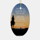 Christian Memorial Western Horse Back Riding  セラミックオーナメント (右)