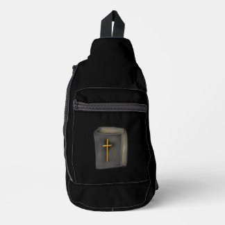 Christian Missionary Backpack Sling Bag with Bible スリングバッグ
