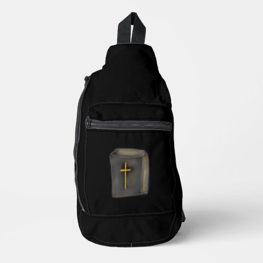 Christian Missionary Backpack Sling Bag with Bible スリングバッグ (正面)