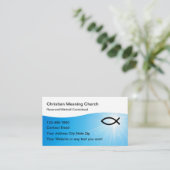 Christian Modern Business Cards Design 名刺 (スタンド正面)