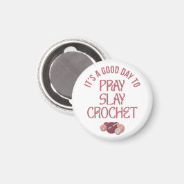 Christian Mom Crafter 祈る 征服 かぎ針編み マグネット