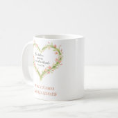 Christian Mother’s Day Floral Heart Mug コーヒーマグカップ (正面左)