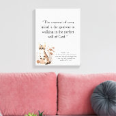 Christian Motivational Wall Art (Editable) キャンバスプリント (インサイチュ (リビング))