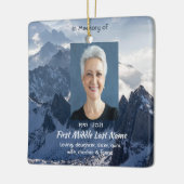 Christian Mountains Alpine Memorial Keepsake セラミックオーナメント (左)