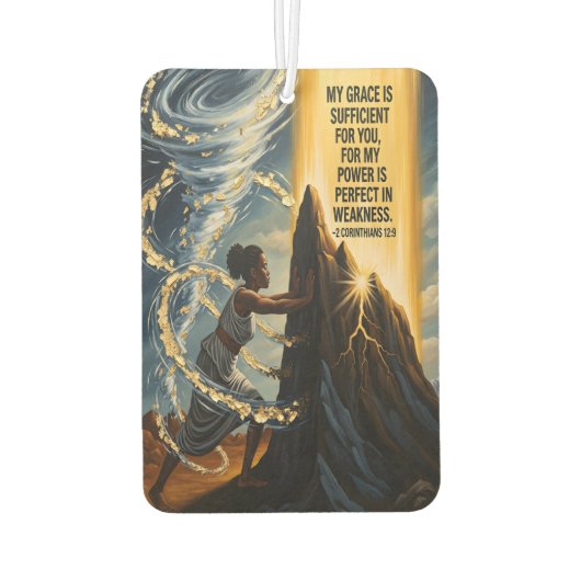 Christian Mouse Pad For Black Women カーエアーフレッシュナー (裏面)