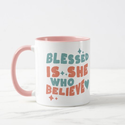 Christian Mug, Religious Mug, Scripture Mug マグカップ (左)