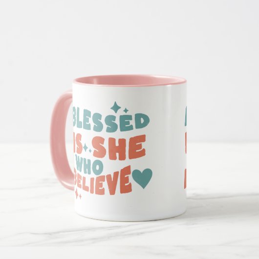 Christian Mug, Religious Mug, Scripture Mug マグカップ (正面左)