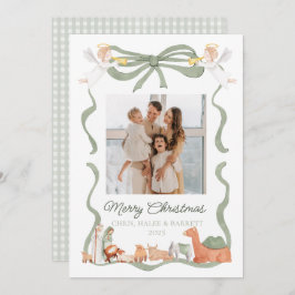 Christian Nativity Photo Greeting Christmas Card シーズンカード