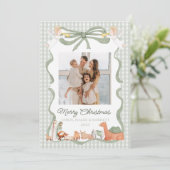 Christian Nativity Photo Greeting Christmas Card シーズンカード (スタンド正面)