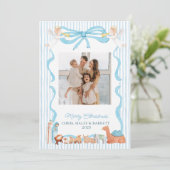 Christian Nativity Photo Greeting Christmas Card, シーズンカード (スタンド正面)