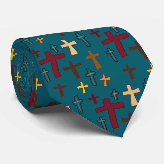Christian Neck Tie with Crosses ネクタイ (ロール)