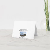 Christian Note Card, Bible Verse Notecard, 海 カード (裏面)