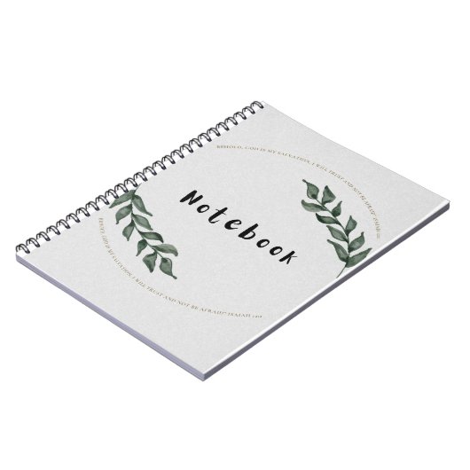 Christian Notebook for Bible Journaling ノートブック (左側)