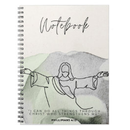 Christian Notebook for Bible Journaling ノートブック