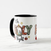 Christian - Oh Holy Night - Christmas マグカップ (正面左)