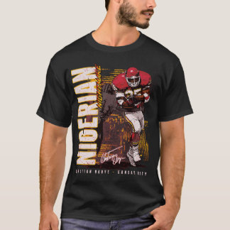 Christian Okoye Kansas City垂直Tシャツ Tシャツ
