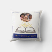 Christian Open Bible Rays Word of God クッション (裏面)