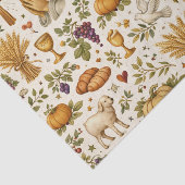 Christian Orange Pumpkins Harvest Thanksgiving 薄葉紙 (詳細)