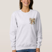 Christian Patchwork Bow Cross Sweatshirt – Faith C スウェットシャツ (正面)