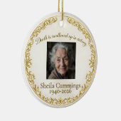 Christian Personalized Ornament Memorial  セラミックオーナメント (右)