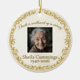 Christian Personalized Ornament Memorial  セラミックオーナメント