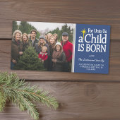 Christian Photo Christmas – 子供は生まれ シーズンカード