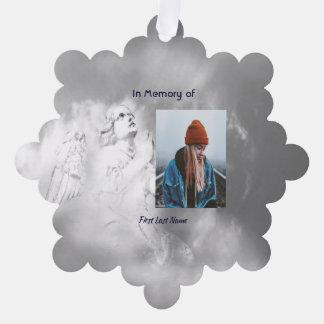 Christian Poem Memorial Keepsake Angel Sky Clouds  オーナメントカード