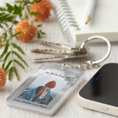 Christian Poem Memorial Keepsake Angel Sky Clouds  キーホルダー (正面右)