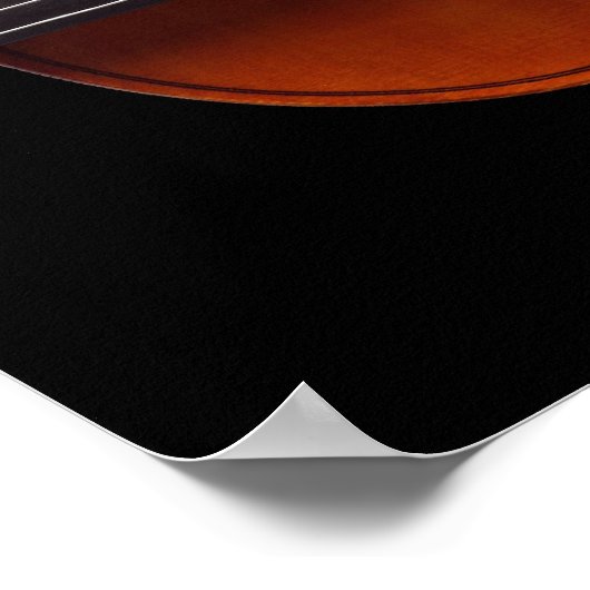 Christian Poster Violin Inspirational Saying ポスター (角)