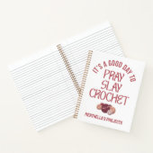 Christian PRAY SLAY CROCHET Craft Projects ノートブック (内部)